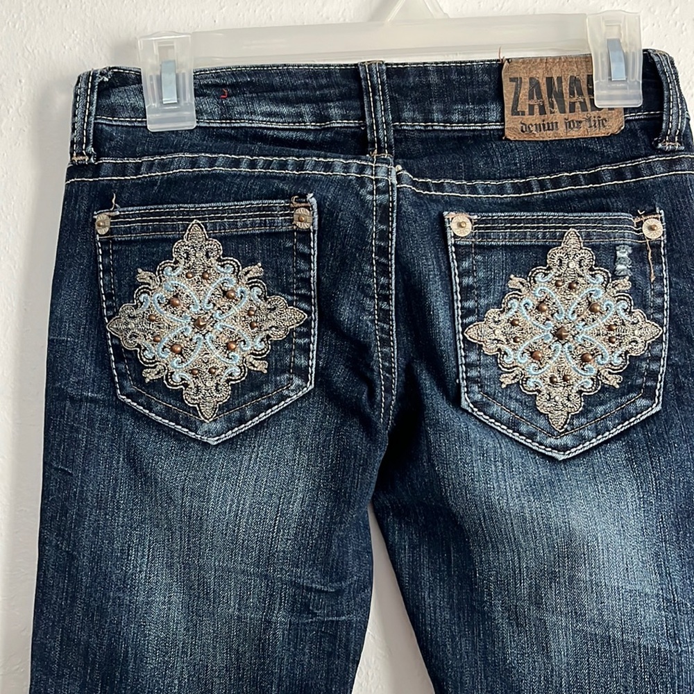 Zanadi  jeans Sz 3 embellished pockets